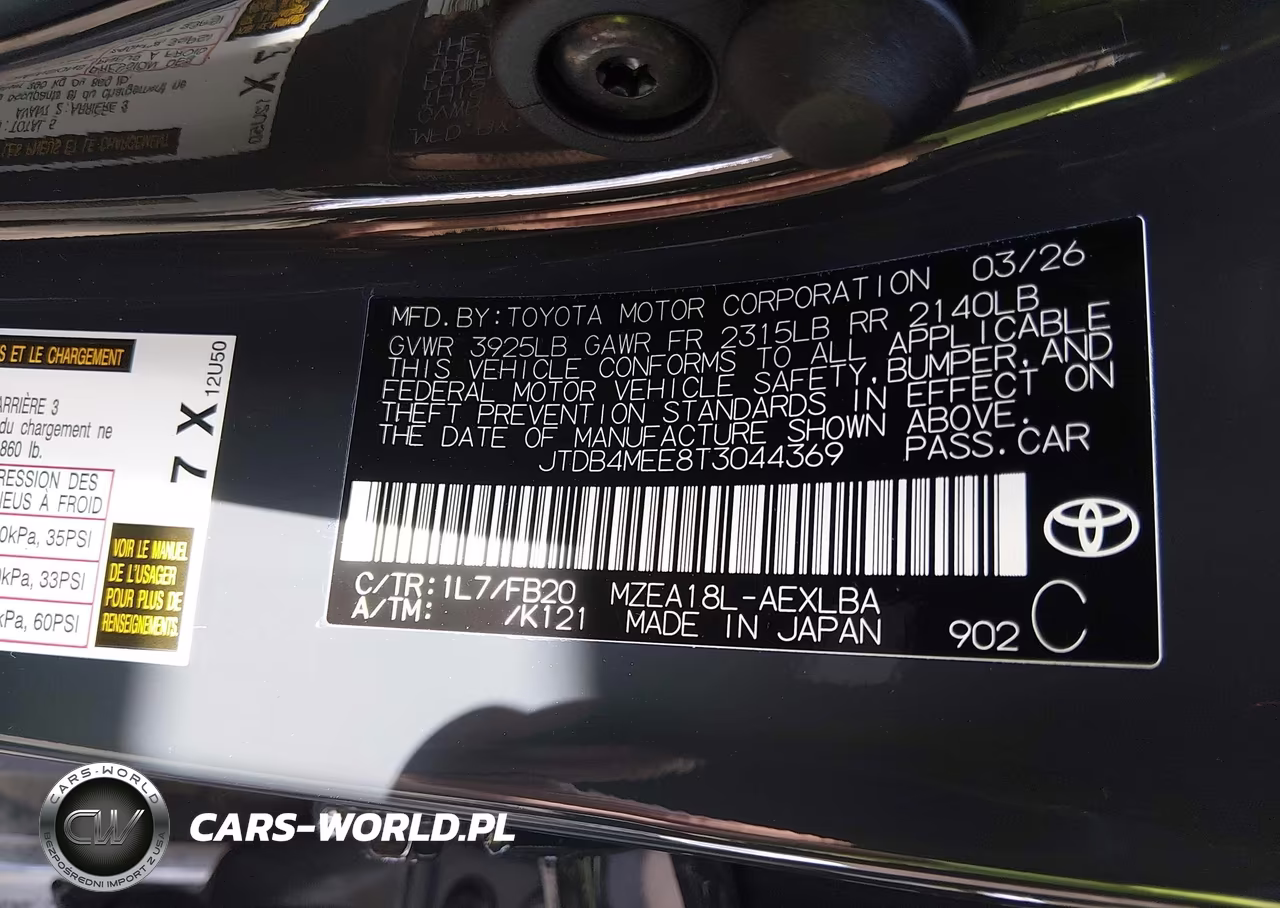2026 Toyota Corolla Le VIN:JTDB4MEE8T3044369 - 9
