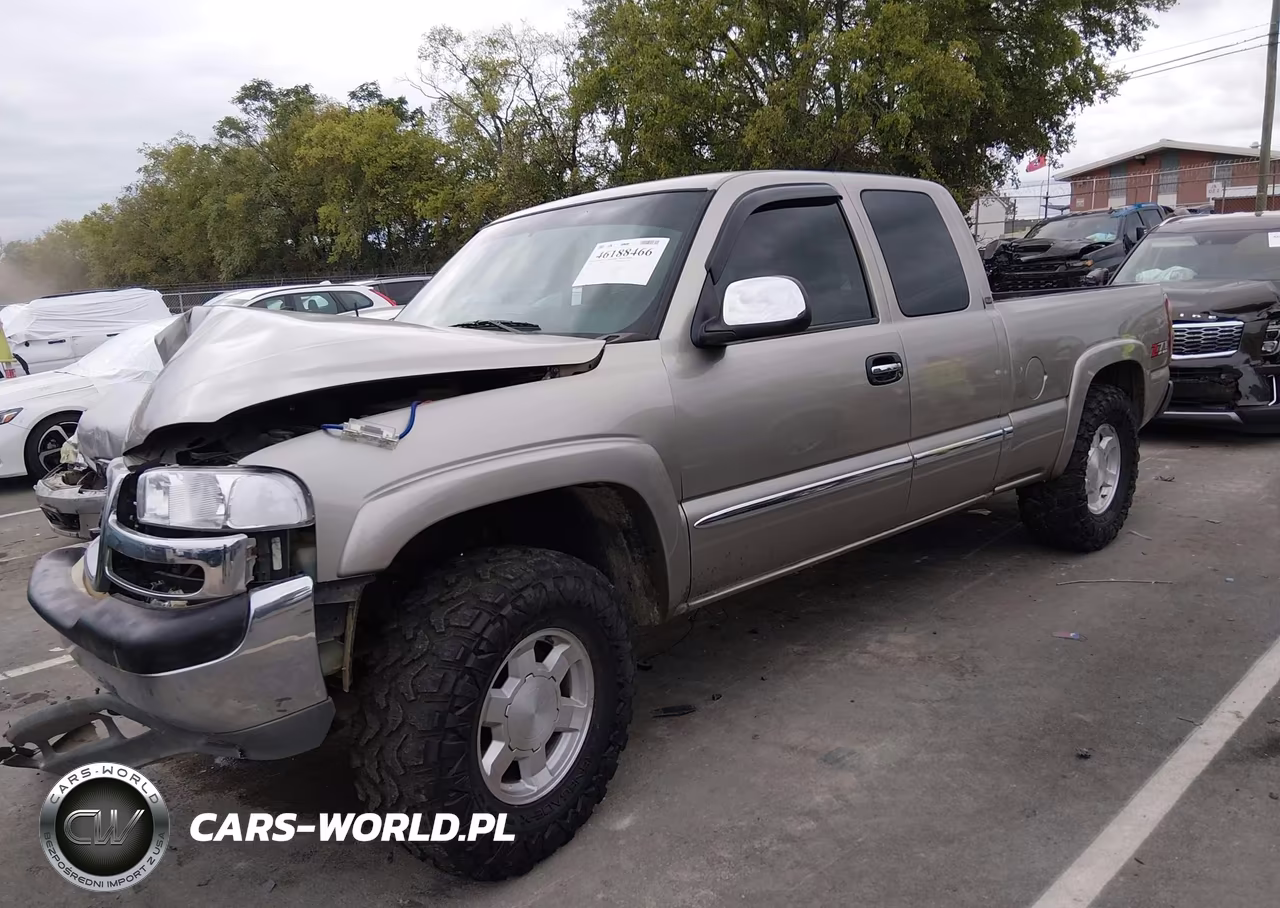 2002 GMC Sierra 1500 Sle VIN:2GTEK19T721228233 - 2