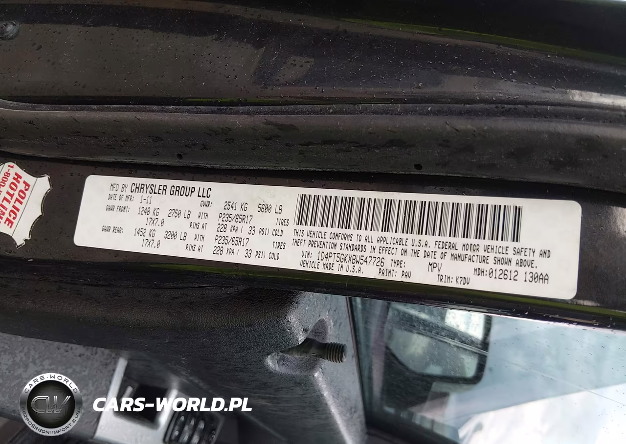 2011 Dodge Nitro Sxt VIN:1D4PT5GKXBW547726 - 9