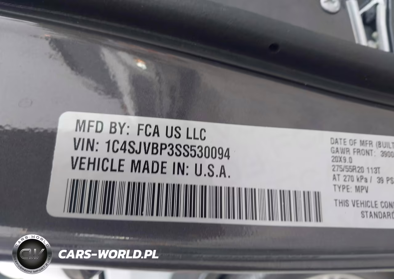 2025 Jeep Wagoneer Carbide 4X4 VIN:1C4SJVBP3SS530094 - 9