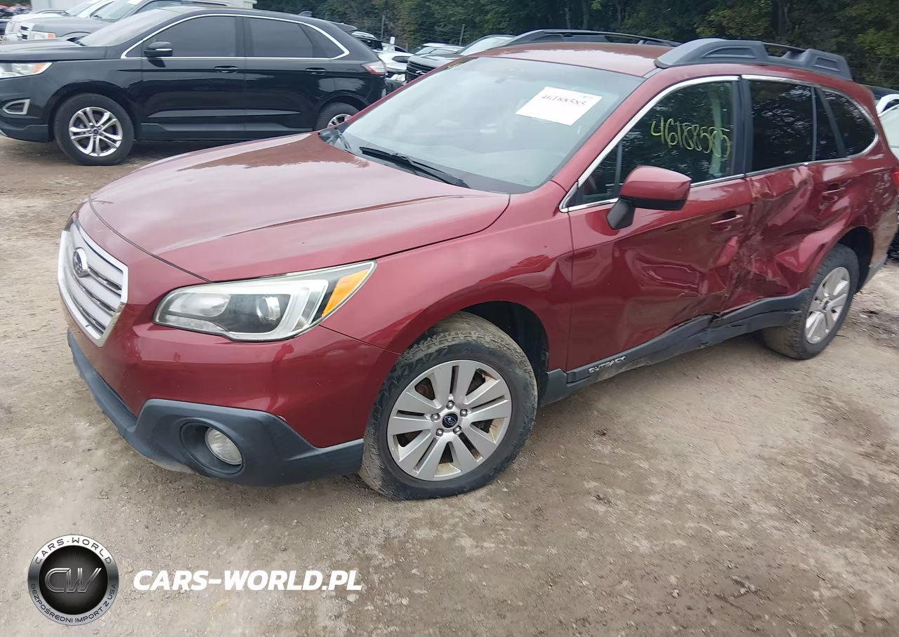 2016 Subaru Outback 2.5I Premium VIN:4S4BSACC5G3336827 - 2