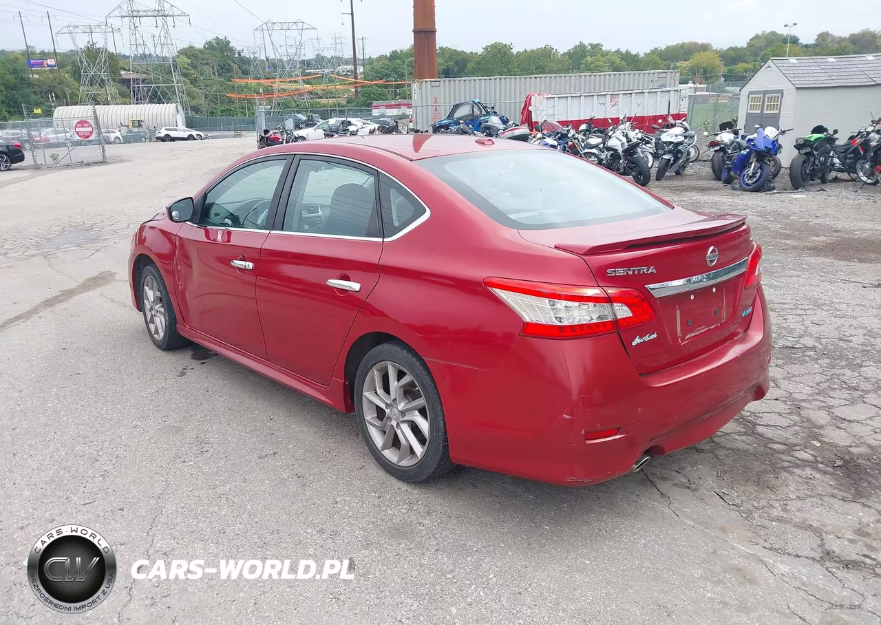 2013 Nissan Sentra Sr VIN:3N1AB7APXDL621003 - 3