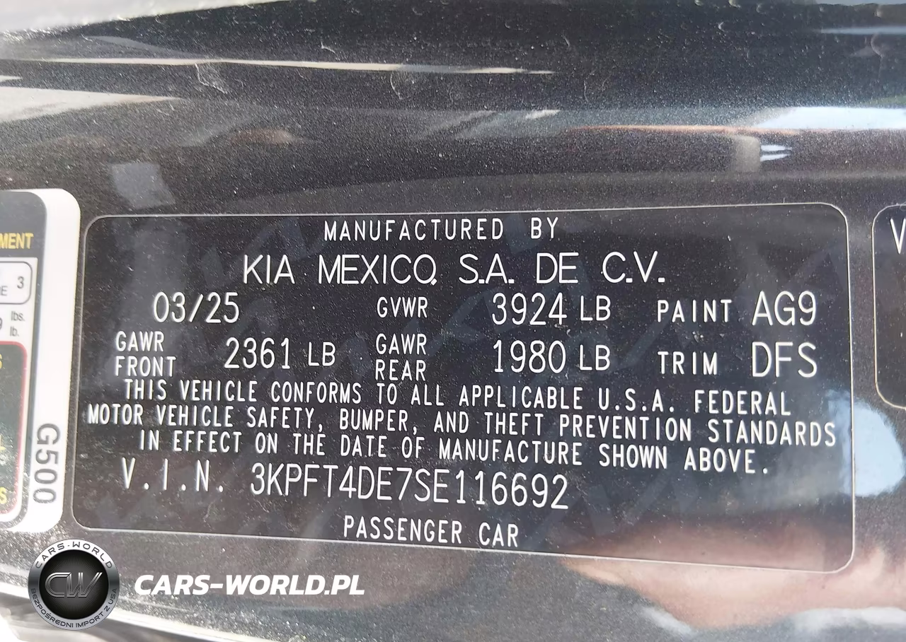 2025 Kia K4 Lxs VIN:3KPFT4DE7SE116692 - 9