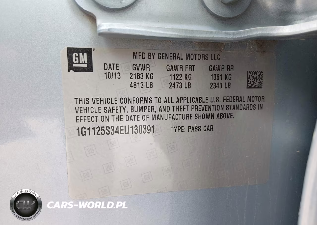 2014 Chevrolet Impala 2Lt VIN:1G1125S34EU130391 - 9