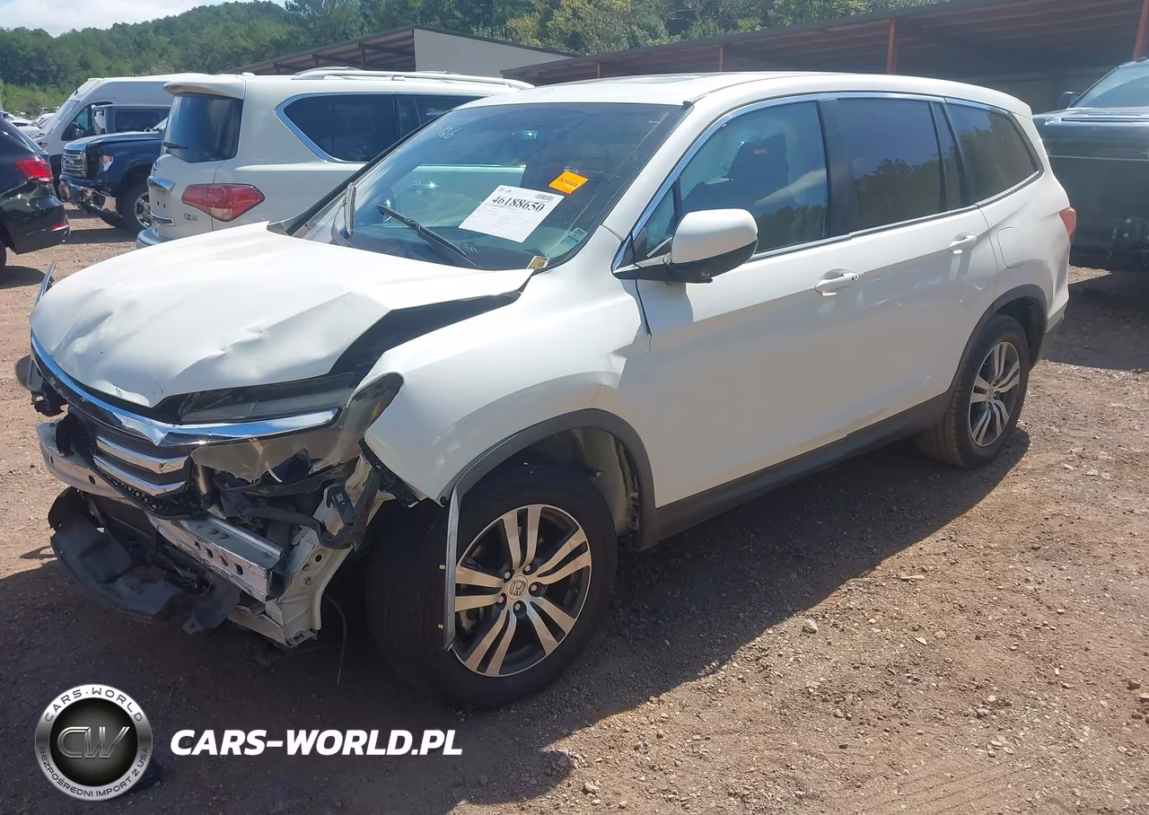 2016 Honda Pilot Ex-L VIN:5FNYF5H86GB010858 - 2