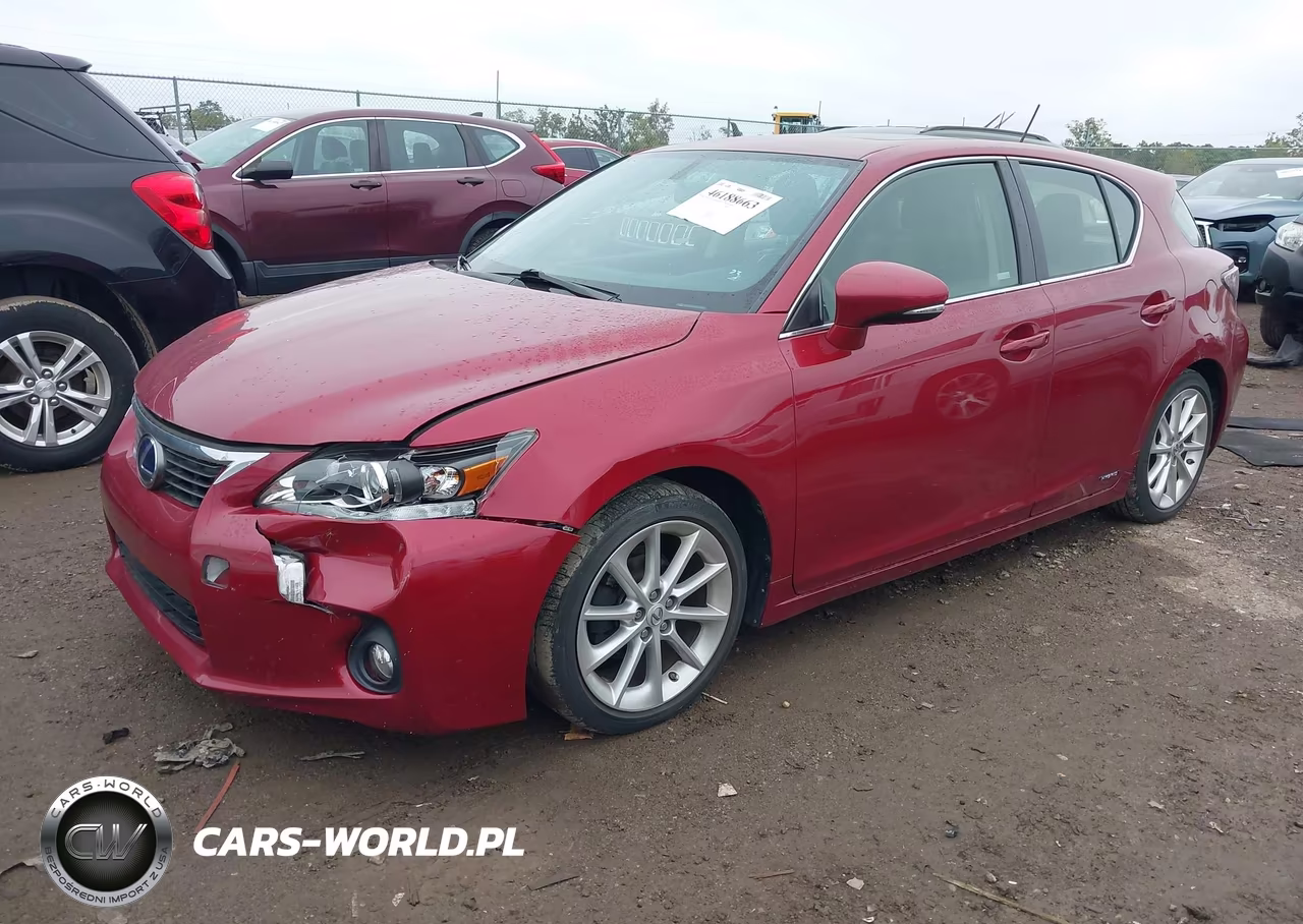2012 Lexus Ct 200H Premium VIN:JTHKD5BH2C2077201 - 2