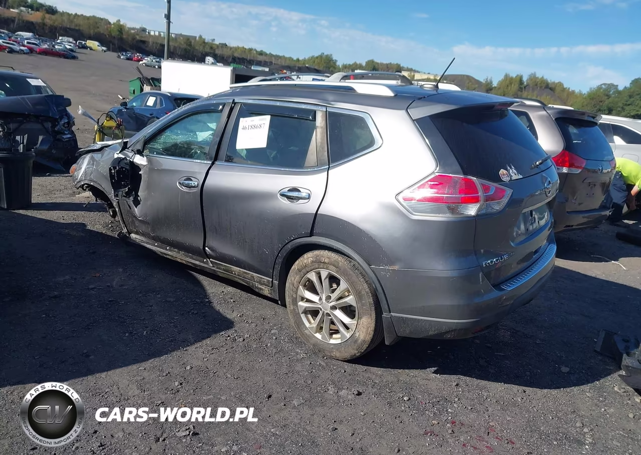 2016 Nissan Rogue Sv VIN:KNMAT2MV2GP654061 - 3