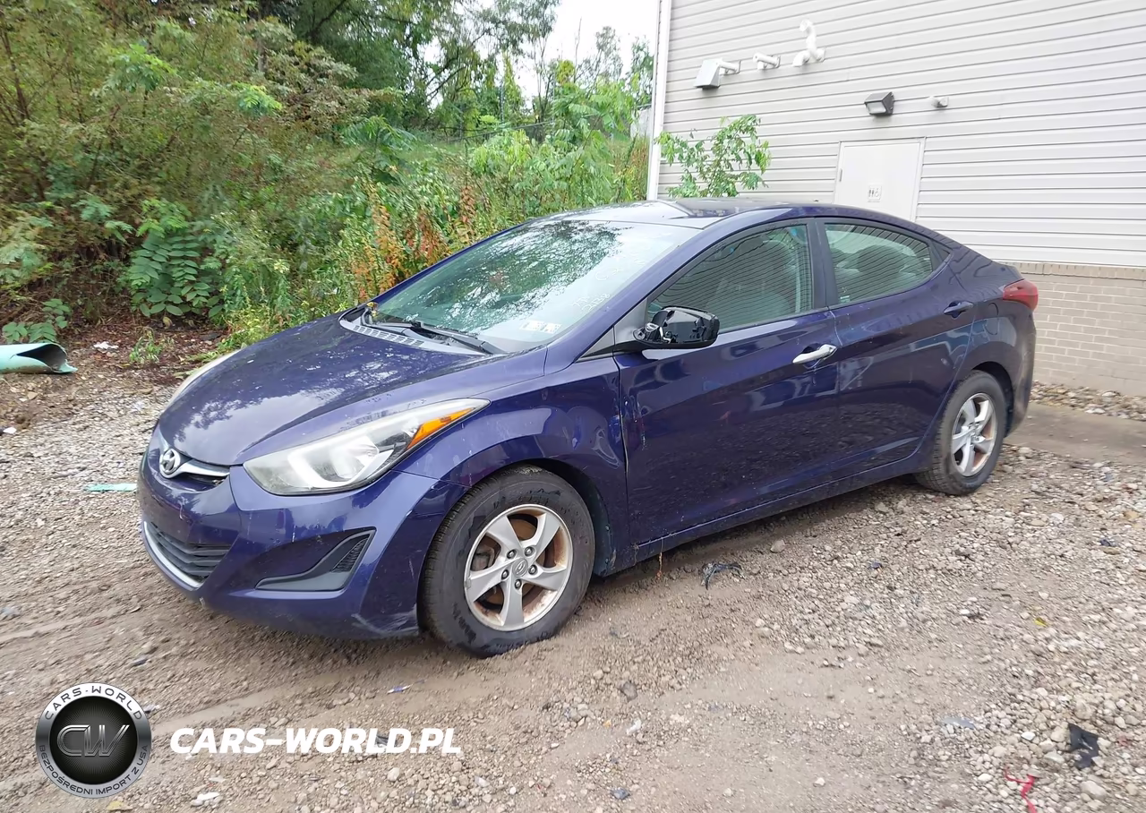 2014 Hyundai Elantra Se VIN:5NPDH4AE2EH456278 - 2