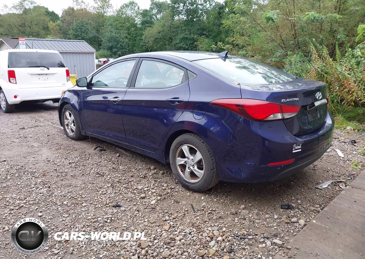 2014 Hyundai Elantra Se VIN:5NPDH4AE2EH456278 - 3