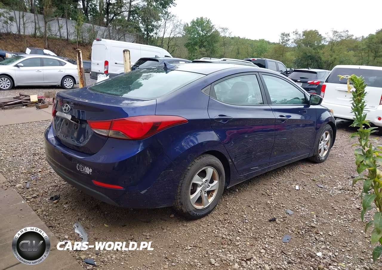 2014 Hyundai Elantra Se VIN:5NPDH4AE2EH456278 - 4