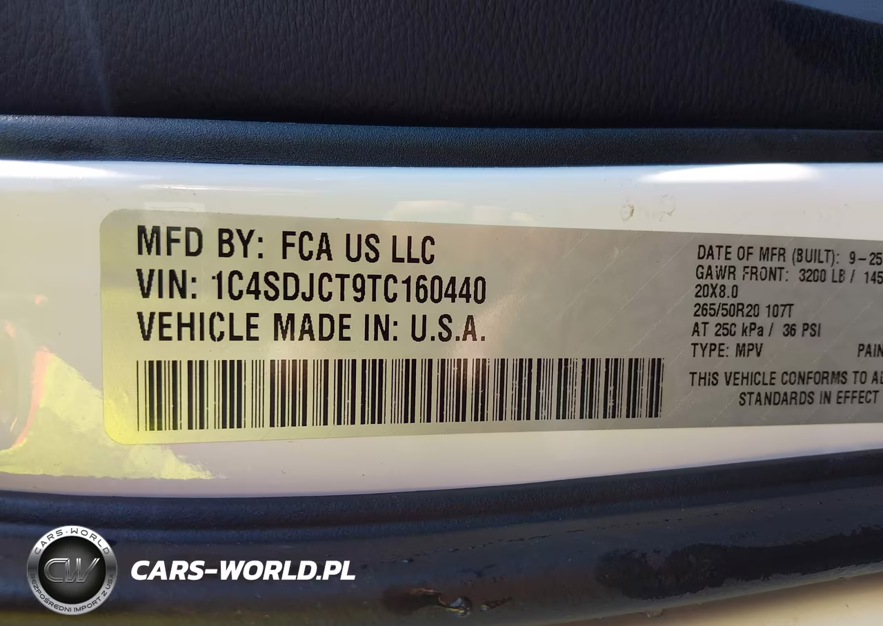 2026 Dodge Durango Gt Awd Hemi??V8 VIN:1C4SDJCT9TC160440 - 9