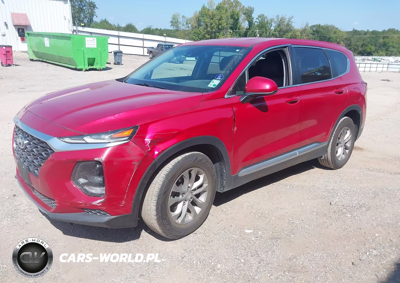 2019 Hyundai Santa Fe Se VIN:5NMS23AD6KH084768 - 2