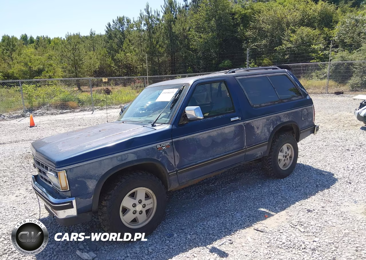 1989 Chevrolet Blazer S10 VIN:1GNCT18Z8K8249655 - 2