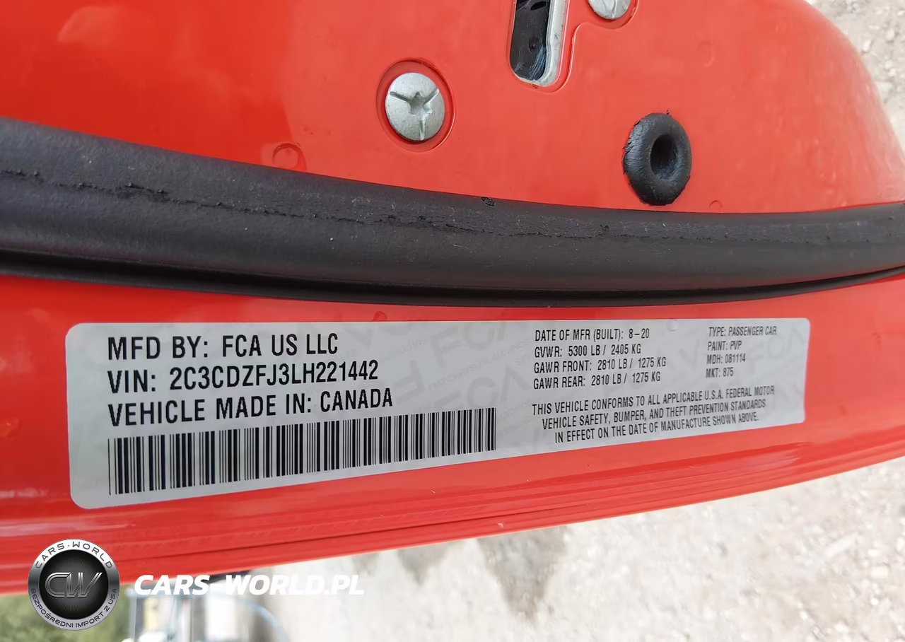 2020 Dodge Challenger R-T Scat Pack VIN:2C3CDZFJ3LH221442 - 9