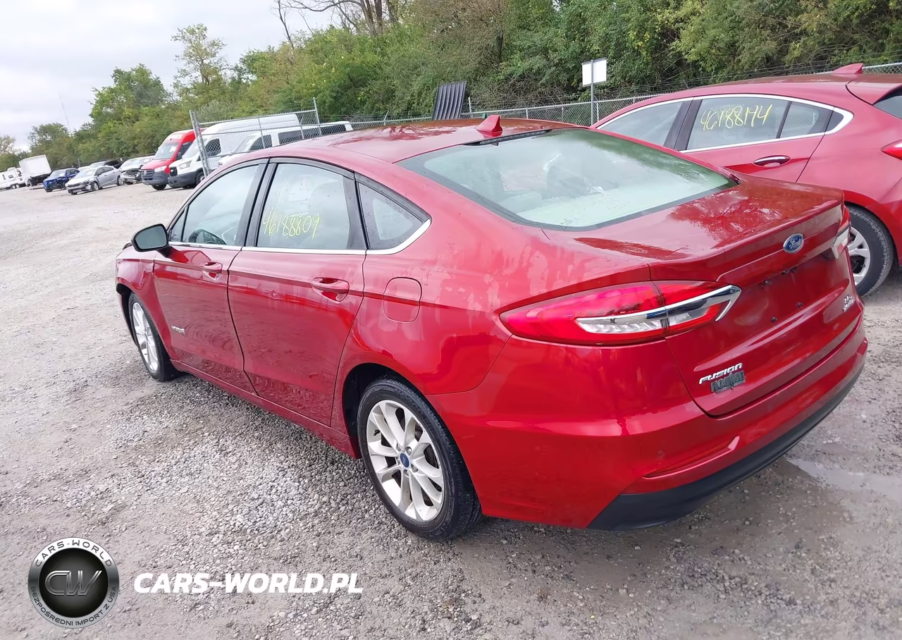 2019 Ford Fusion Hybrid Se VIN:3FA6P0LU1KR226030 - 3