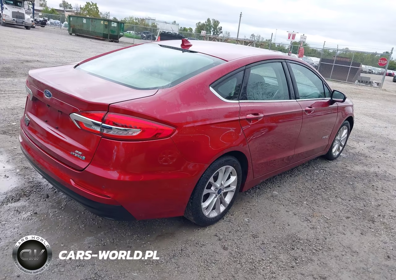 2019 Ford Fusion Hybrid Se VIN:3FA6P0LU1KR226030 - 4