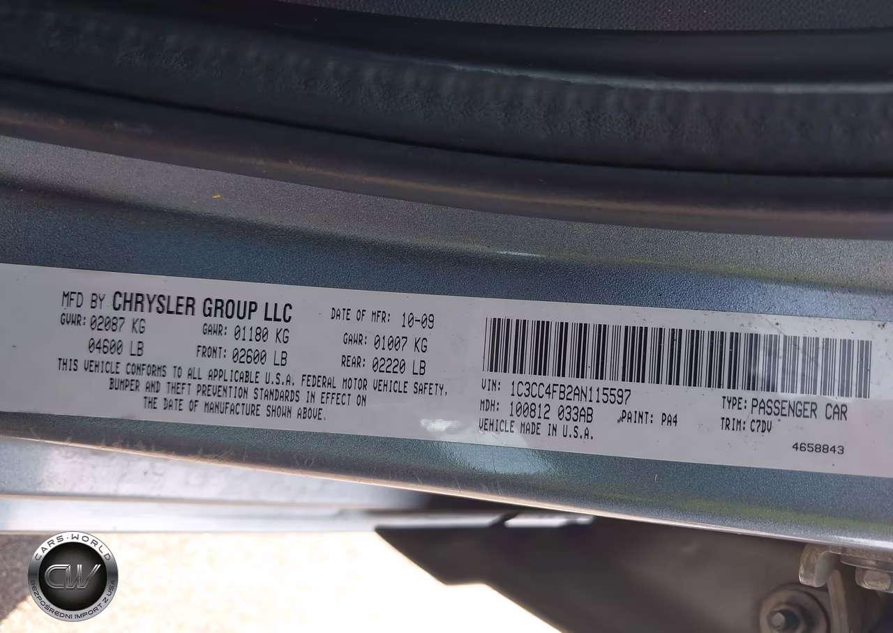 2010 Chrysler Sebring Touring VIN:1C3CC4FB2AN115597 - 9