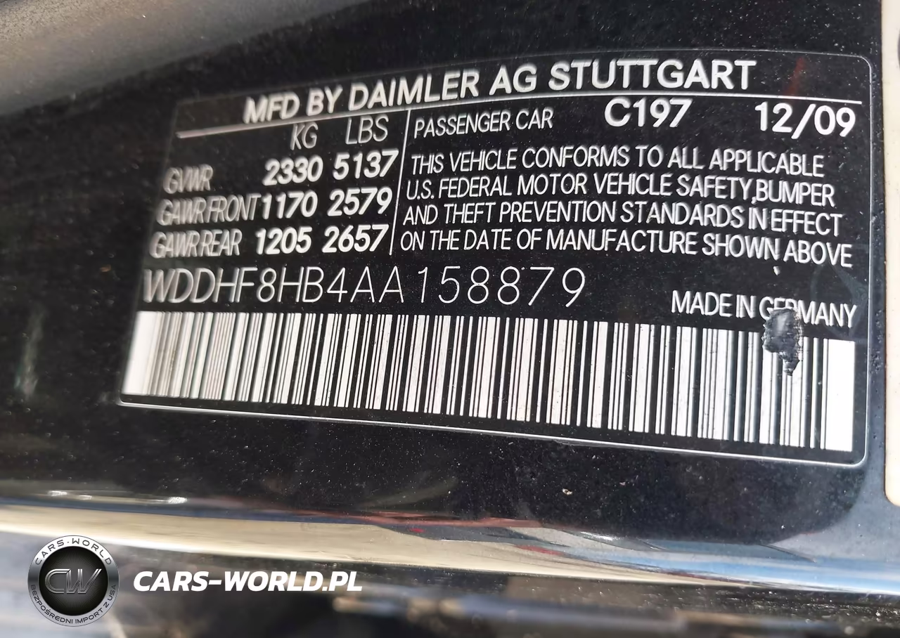 2010 Mercedes-Benz E 350 4Matic VIN:WDDHF8HB4AA158879 - 9