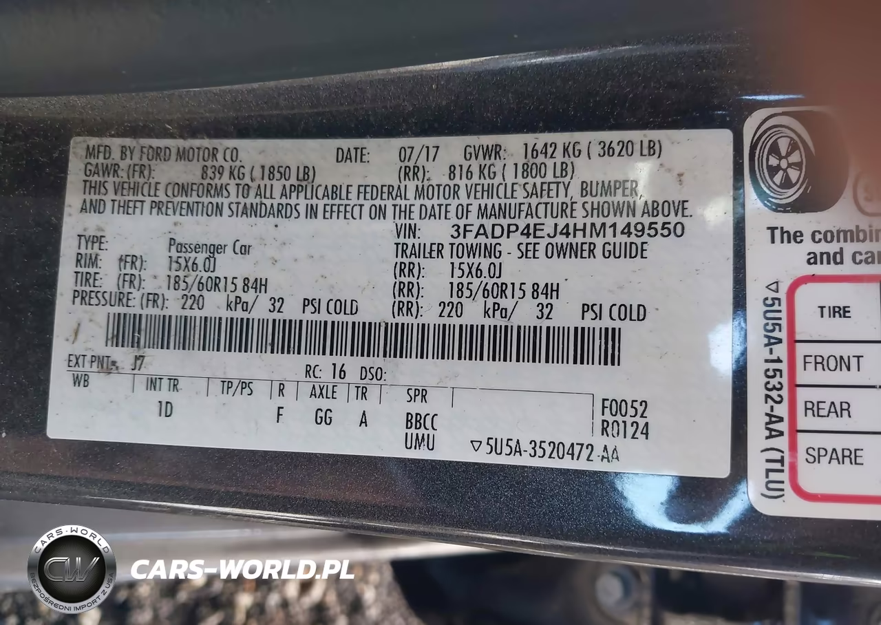 2017 Ford Fiesta Se VIN:3FADP4EJ4HM149550 - 9