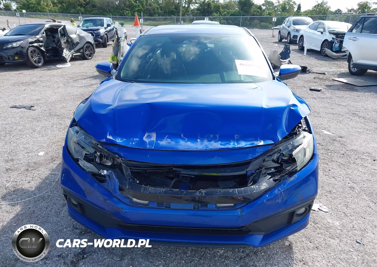 2019 Honda Civic Sport VIN:2HGFC2F8XKH597068 - 12