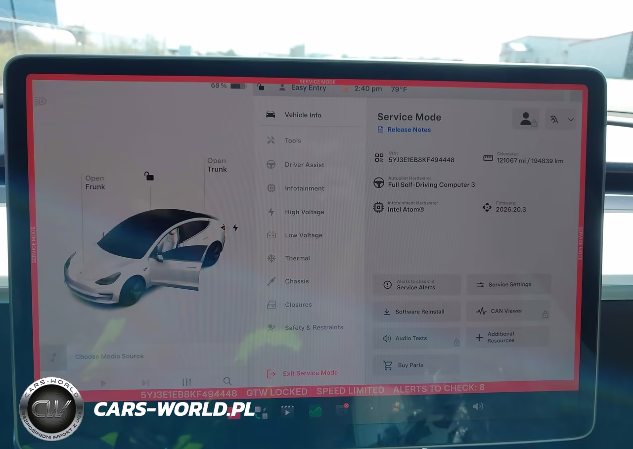 2019 Tesla Model 3 VIN:5YJ3E1EB8KF494448 - 7