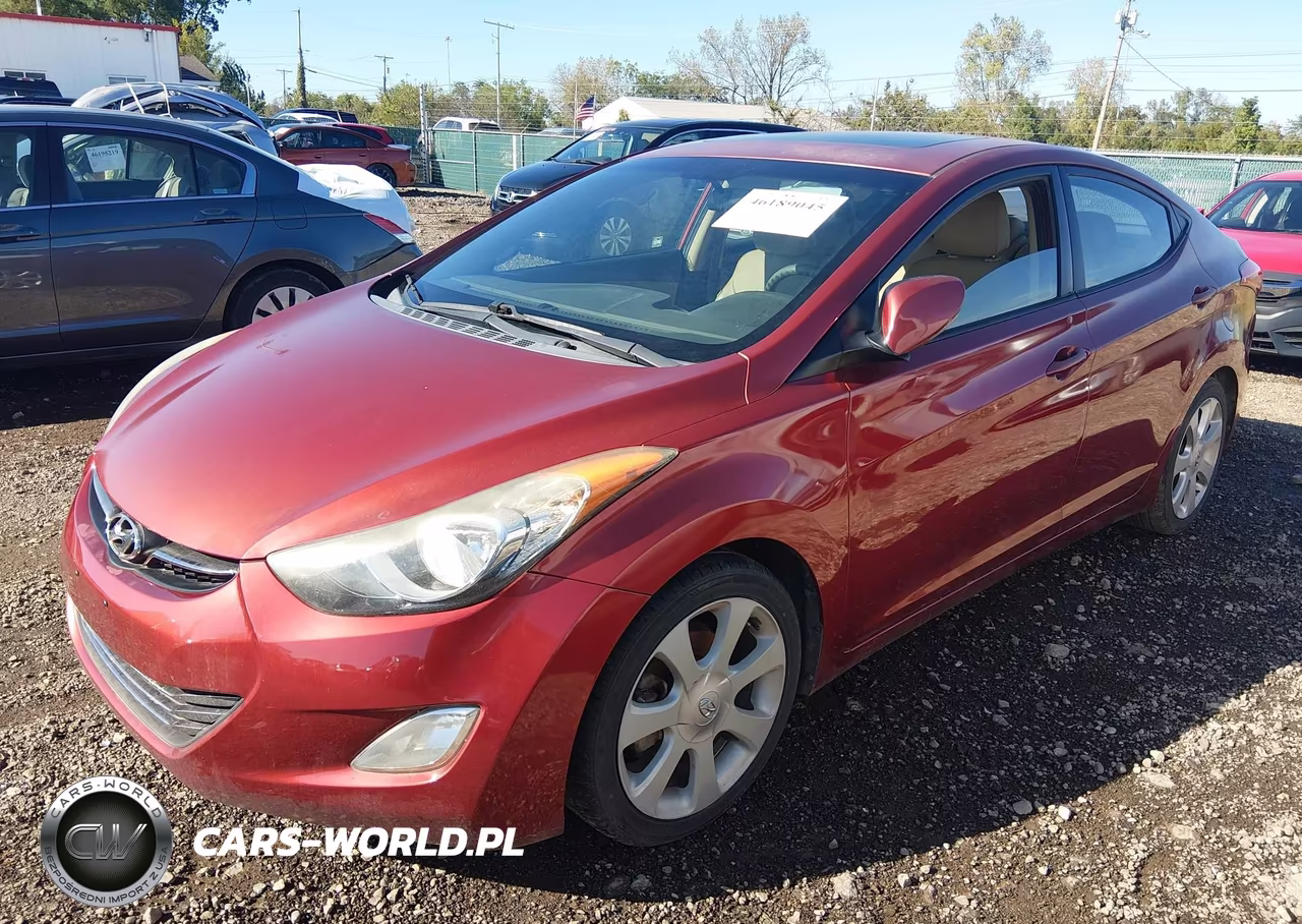 2013 Hyundai Elantra Limited VIN:5NPDH4AE1DH180643 - 2