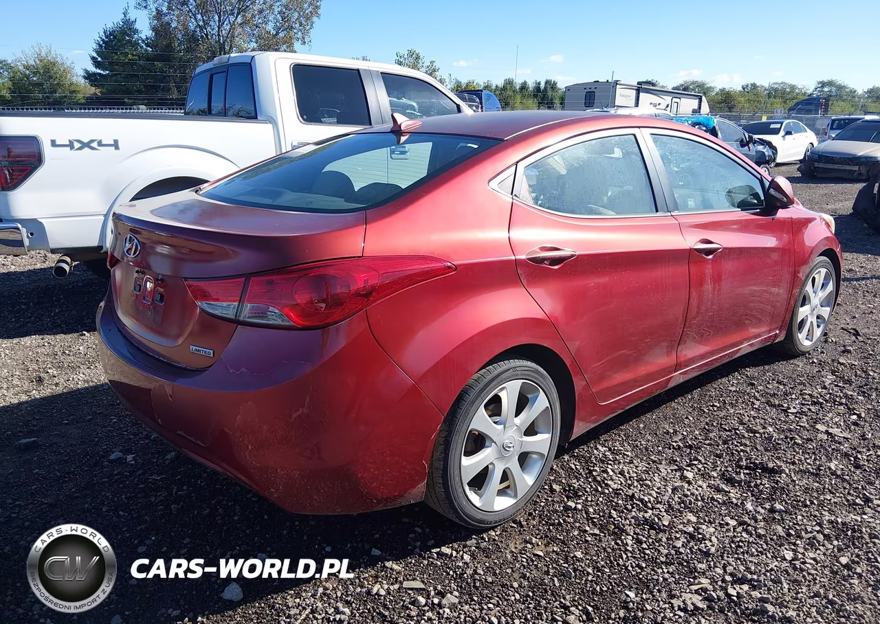 2013 Hyundai Elantra Limited VIN:5NPDH4AE1DH180643 - 4