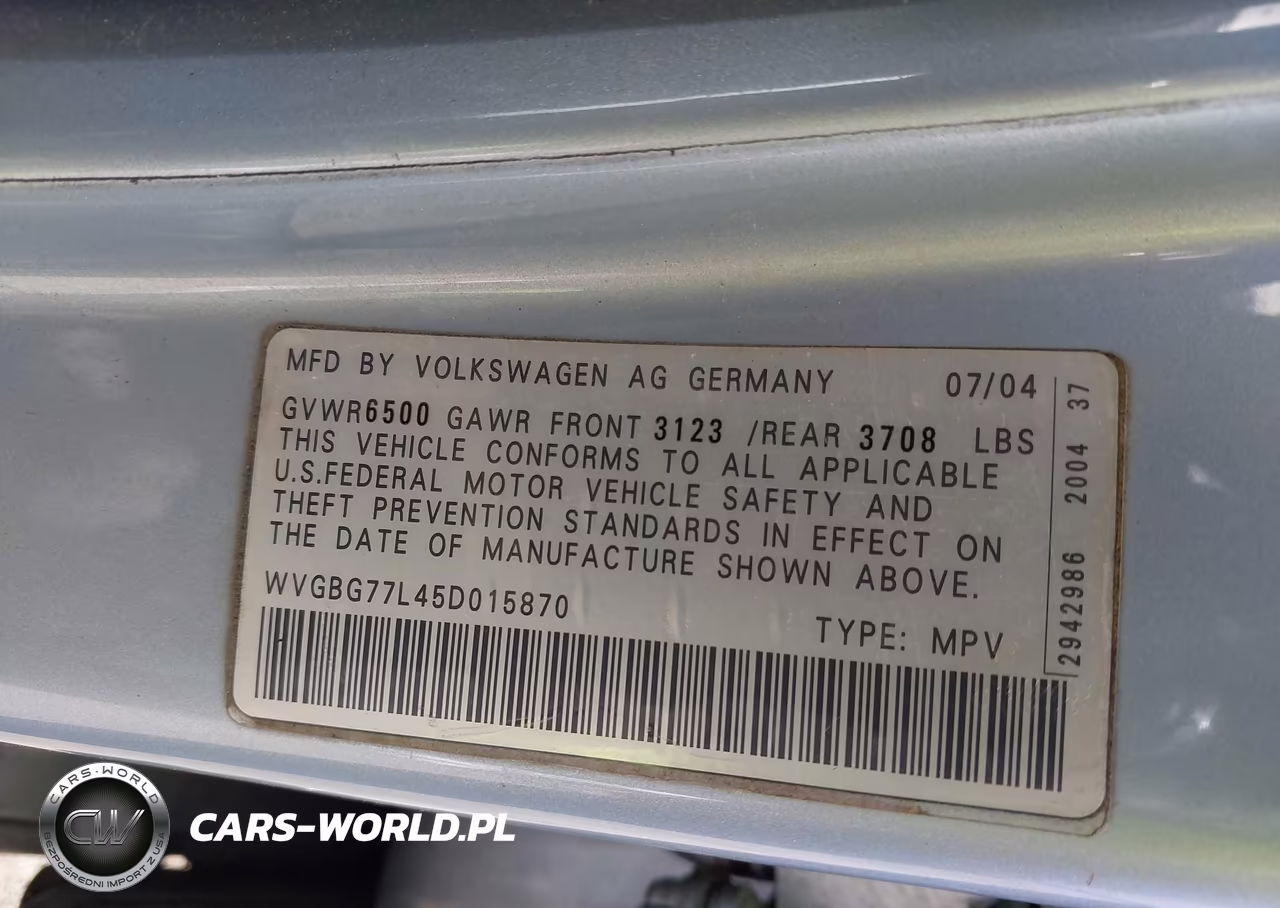 2005 Volkswagen Touareg V6 VIN:WVGBG77L45D015870 - 9