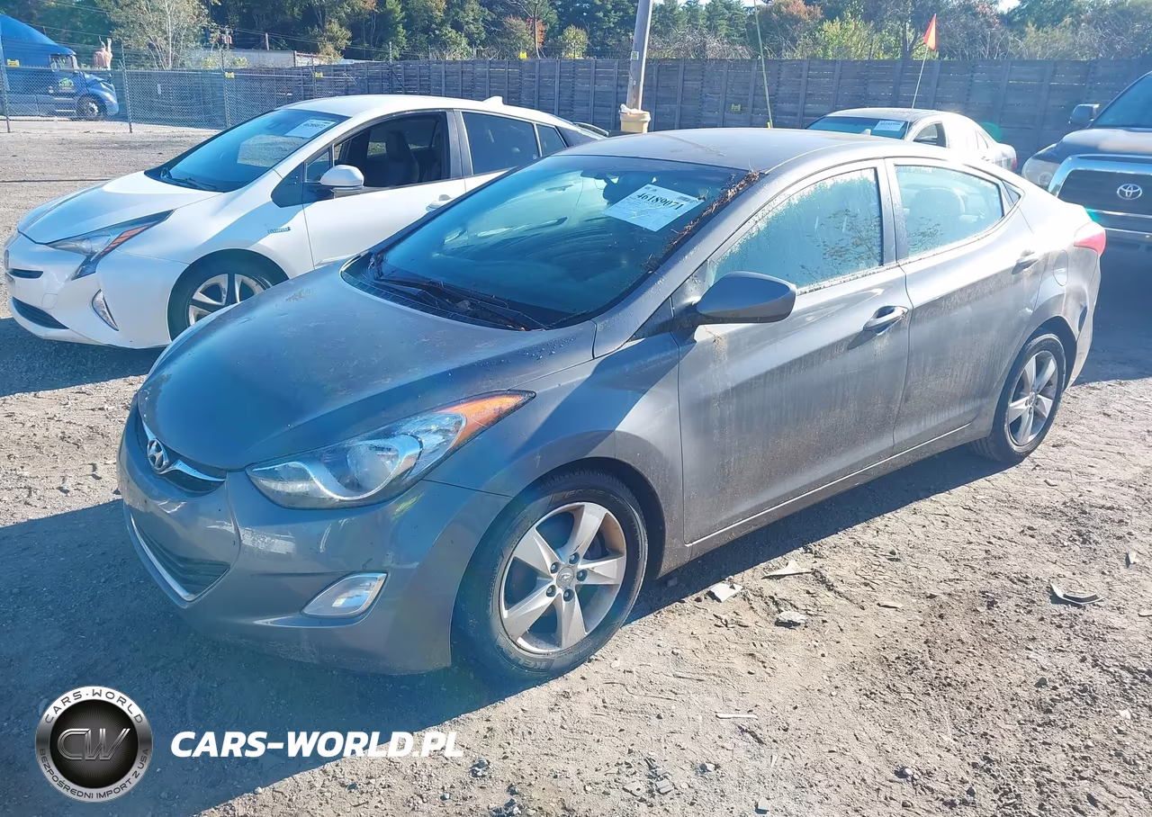 2012 Hyundai Elantra Gls Pzev VIN:5NPDH4AE0CH093900 - 2