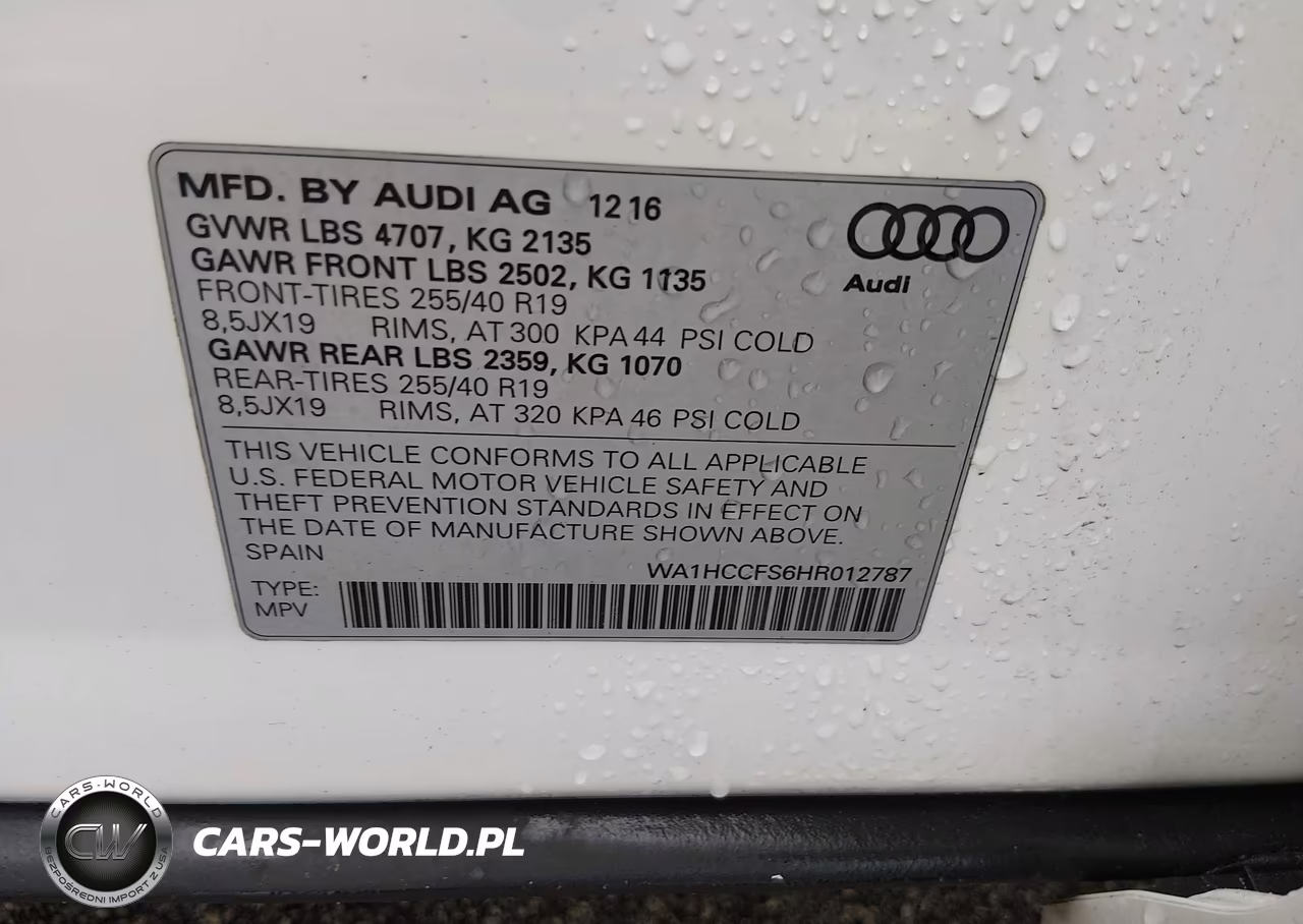 2017 Audi Q3 2.0T Premium VIN:WA1HCCFS6HR012787 - 9