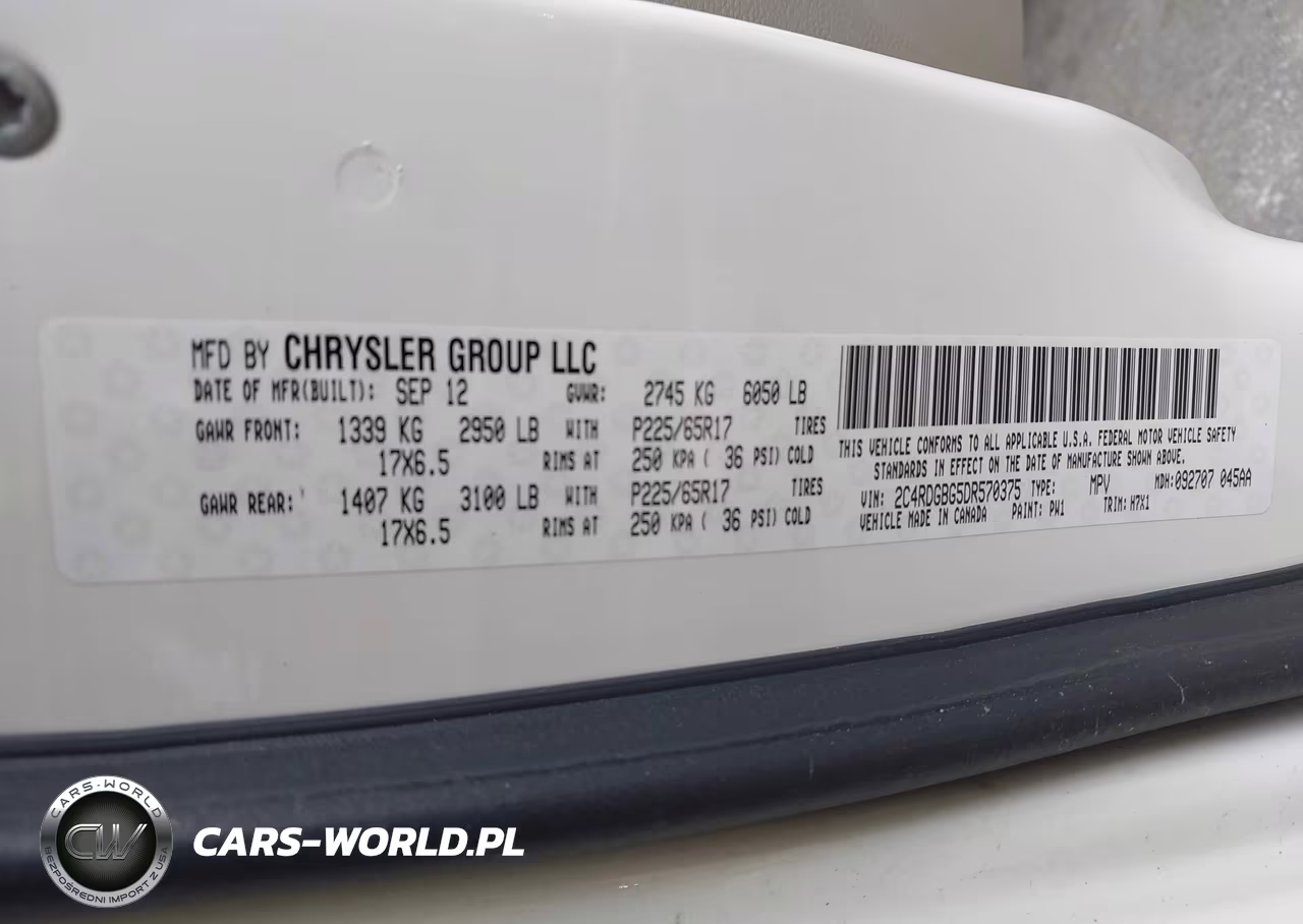 2013 Dodge Grand Caravan Se VIN:2C4RDGBG5DR570375 - 9