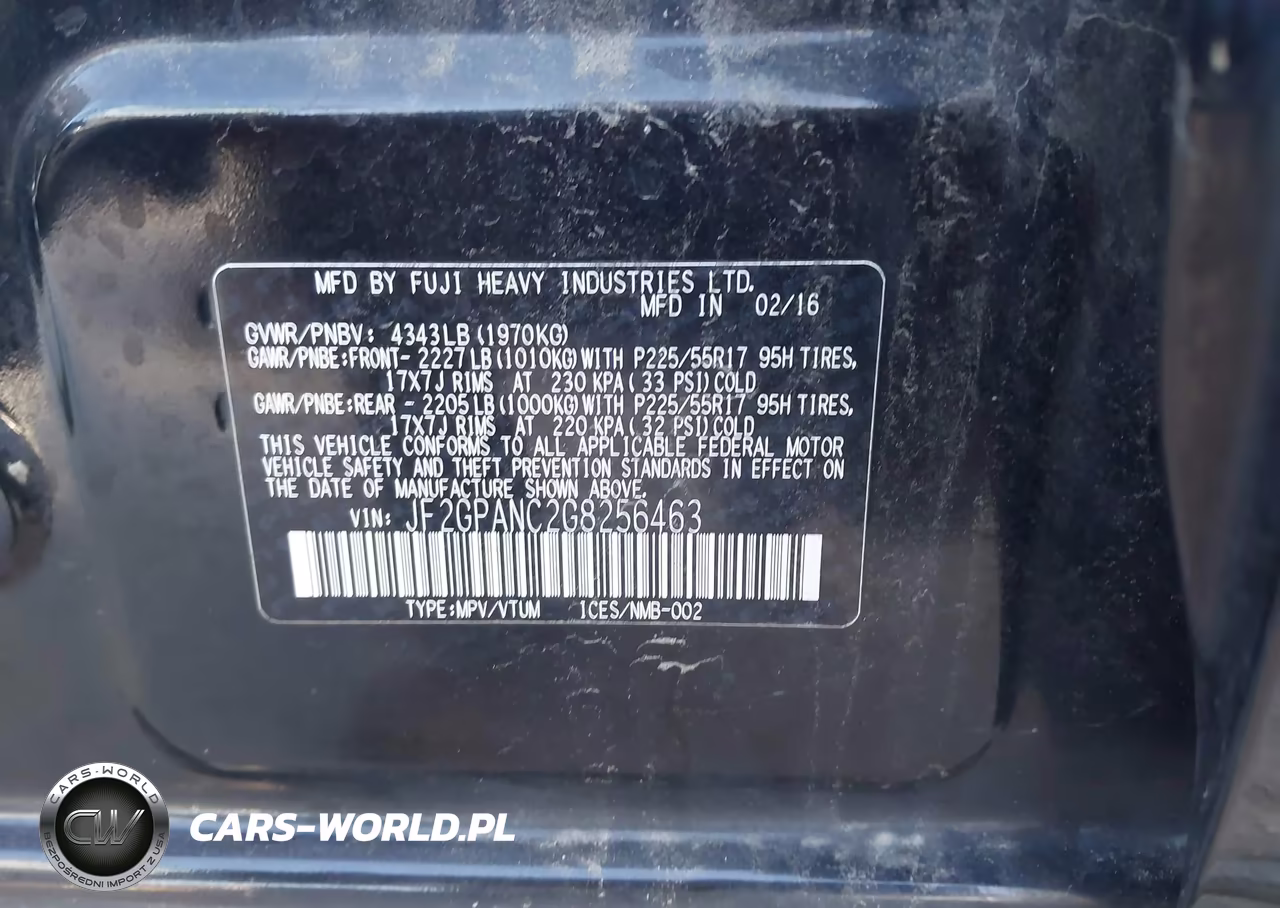 2016 Subaru Crosstrek Limited VIN:JF2GPANC2G8256463 - 9