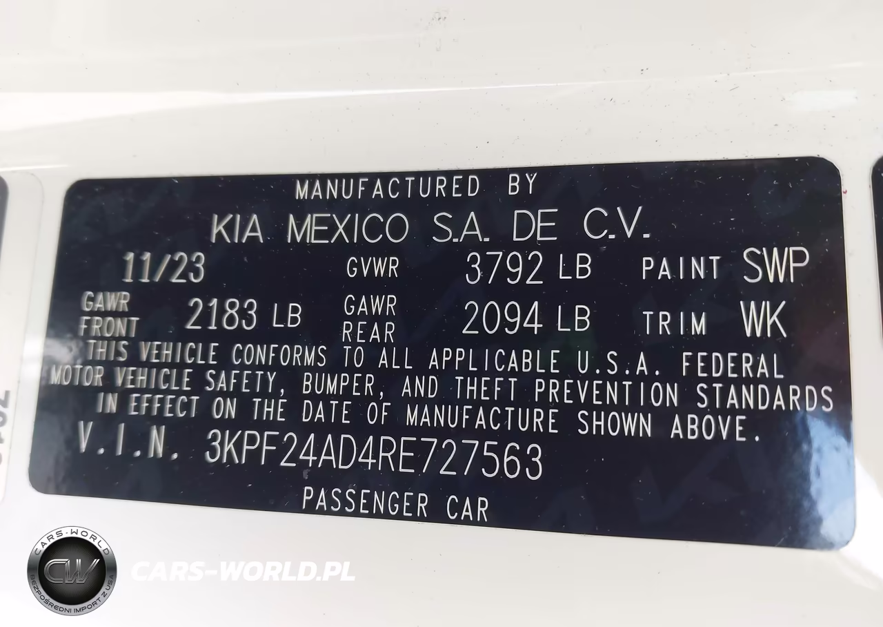2024 Kia Fuerte Lxs VIN:3KPF24AD4RE727563 - 9