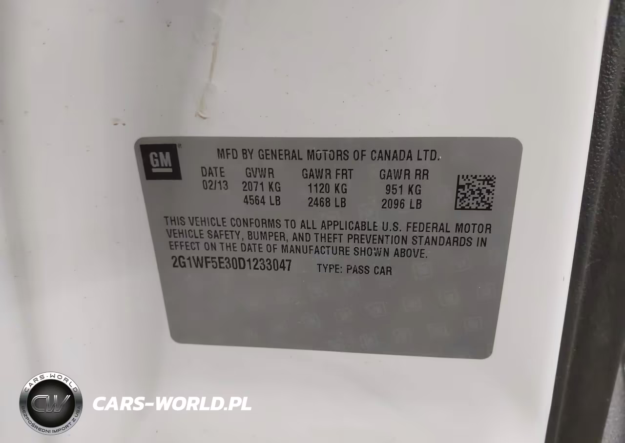 2013 Chevrolet Impala Ls VIN:2G1WF5E30D1233047 - 9
