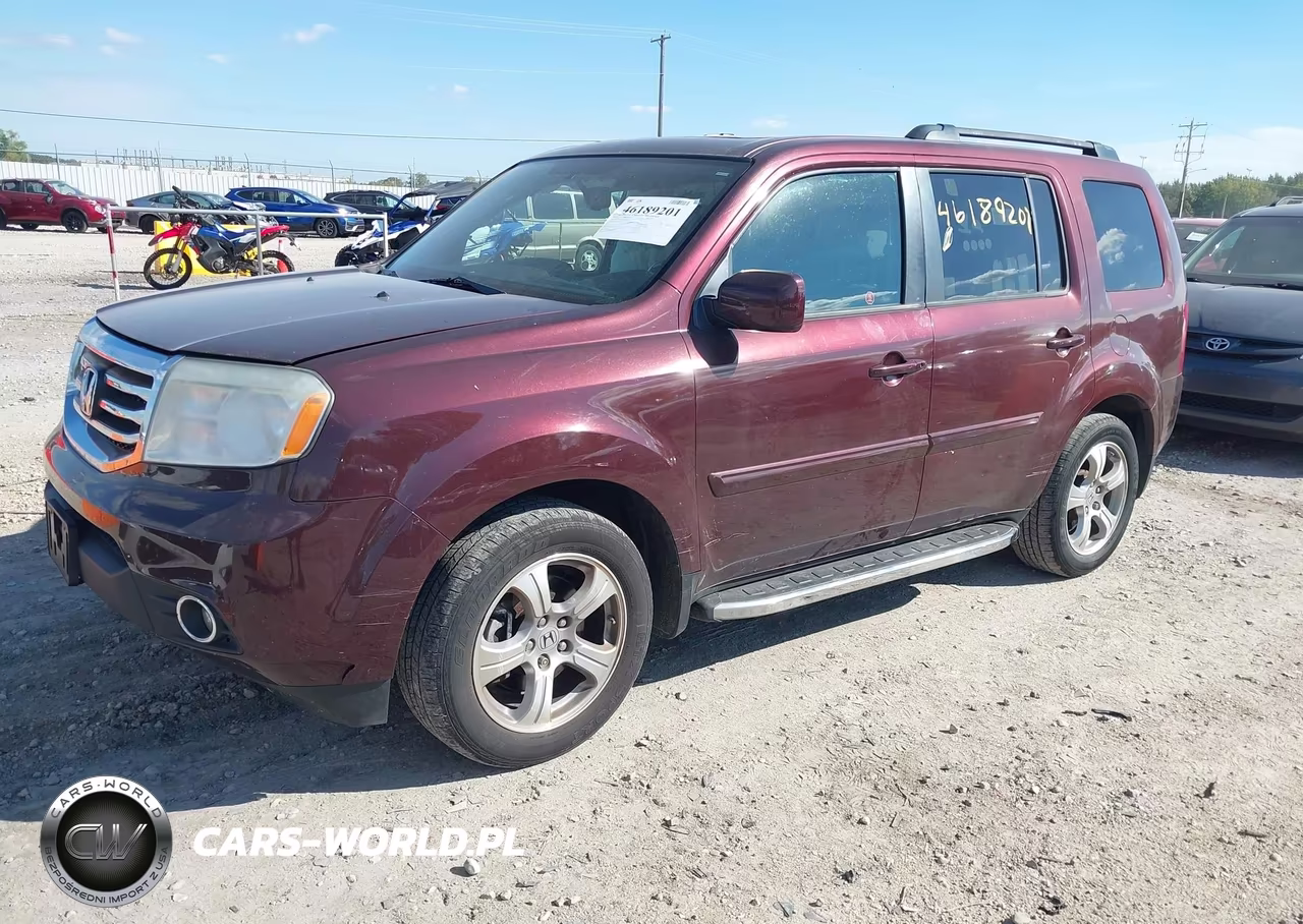 2014 Honda Pilot Ex-L VIN:5FNYF4H55EB501290 - 2