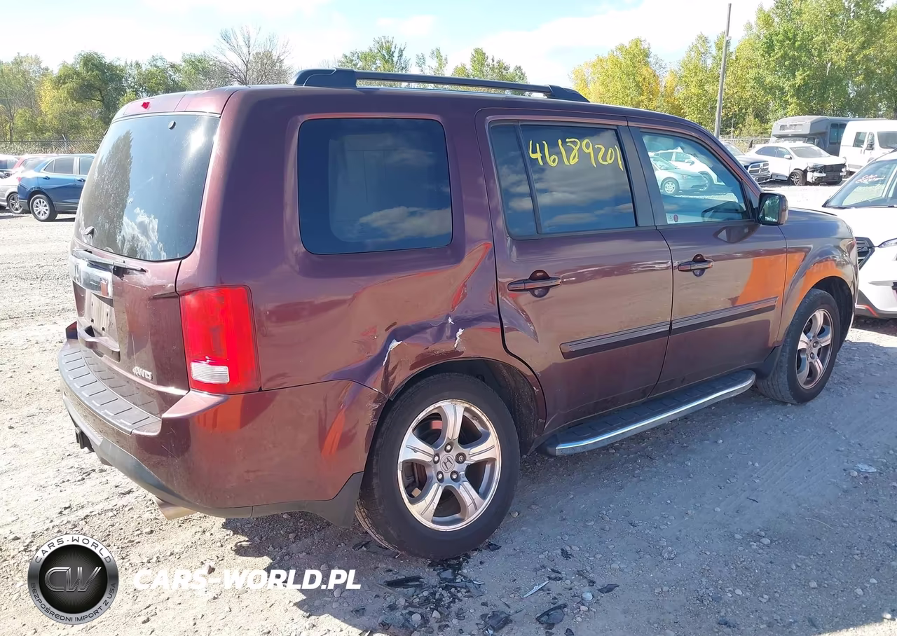 2014 Honda Pilot Ex-L VIN:5FNYF4H55EB501290 - 4
