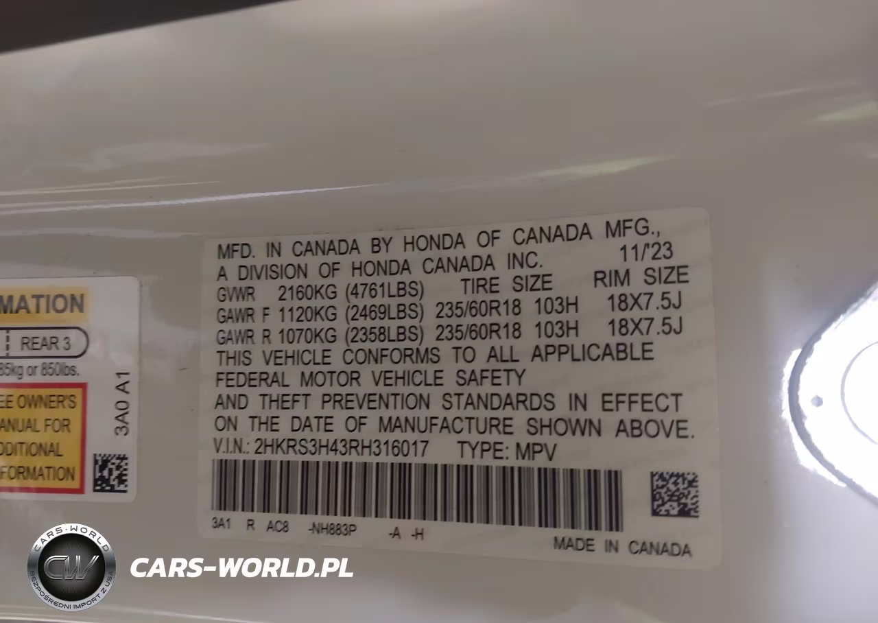 2024 Honda Cr-V Ex 2Wd VIN:2HKRS3H43RH316017 - 9