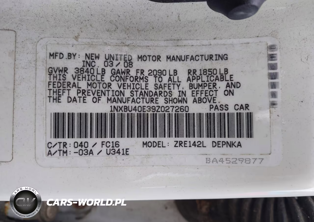 2009 Toyota Corolla Xle VIN:1NXBU40E39Z027260 - 9