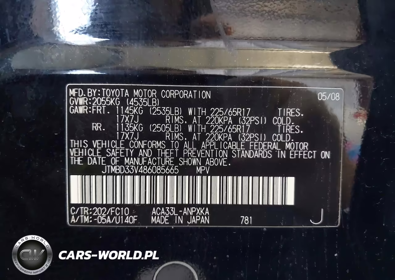 2008 Toyota Rav4 VIN:JTMBD33V486085665 - 9