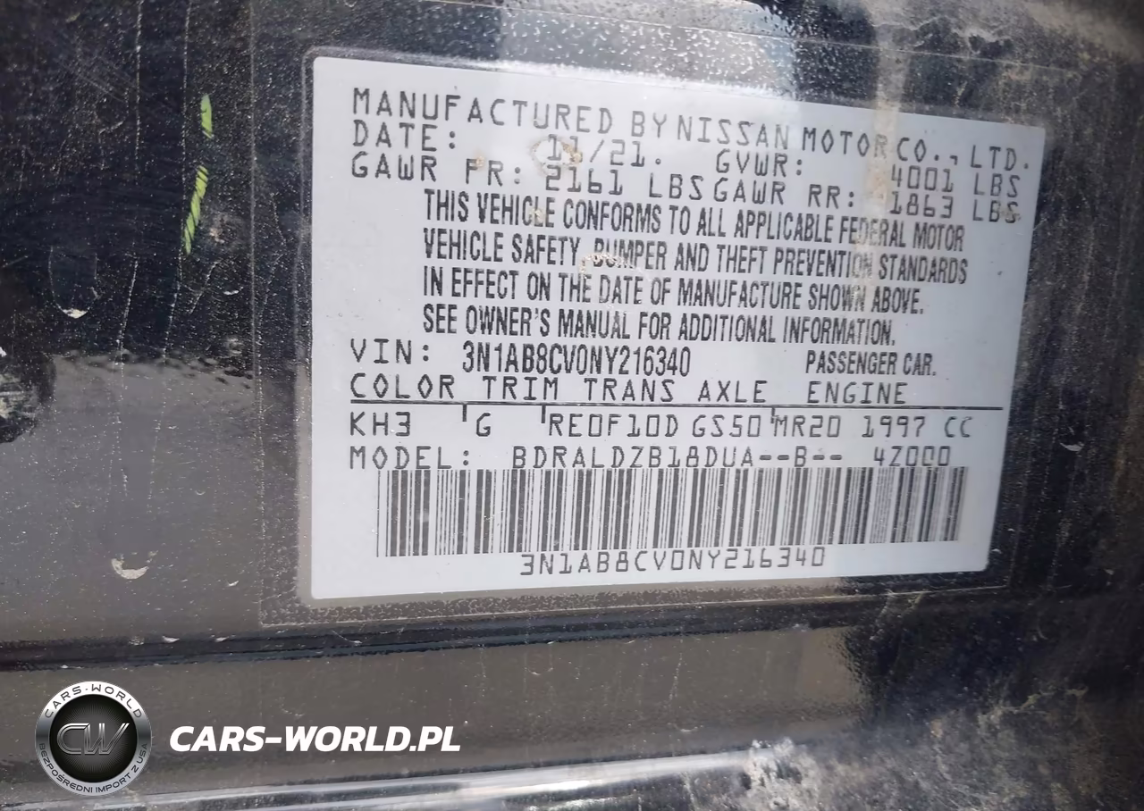 2022 Nissan Sentra Sv Xtronic Cvt VIN:3N1AB8CV0NY216340 - 9