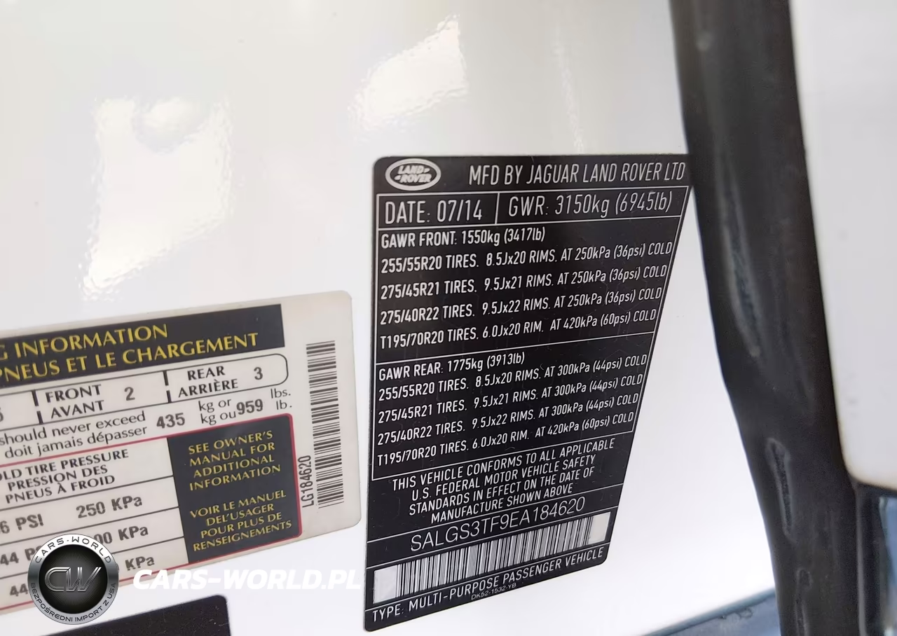 2014 Land Rover Range Rover 5.0L V8 Supercharged VIN:SALGS3TF9EA184620 - 9