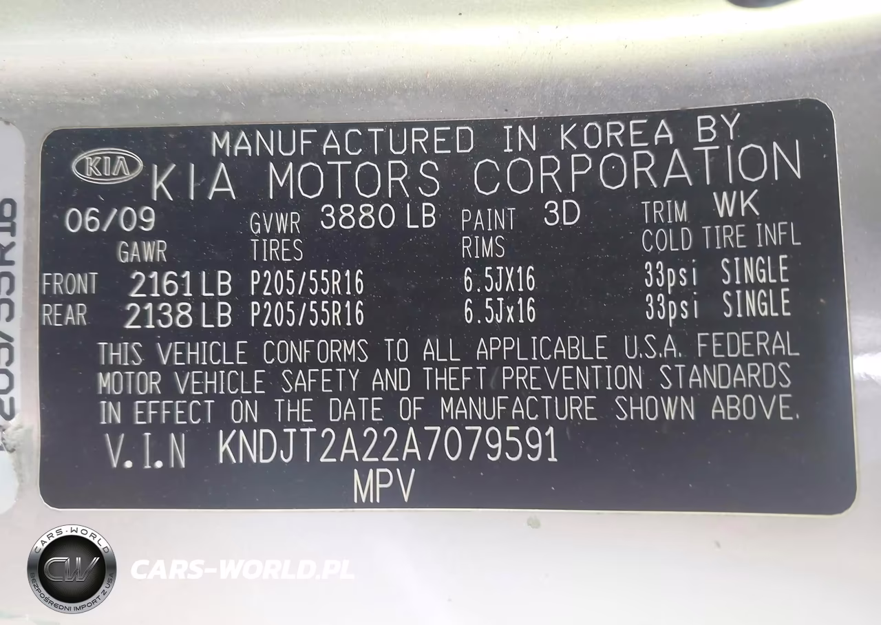 2010 Kia Soul + VIN:KNDJT2A22A7079591 - 9