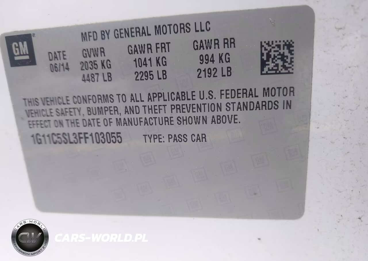 2015 Chevrolet Malibu 1Lt VIN:1G11C5SL3FF103055 - 9