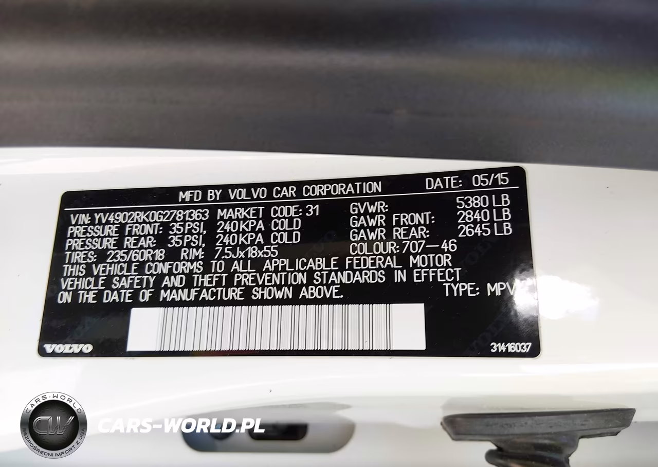 2016 Volvo Xc60 T6 VIN:YV4902RK0G2781363 - 9