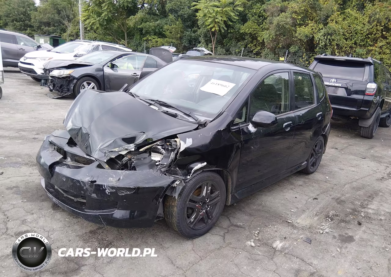 2007 Honda Fit S VIN:JHMGD38697S052172 - 2