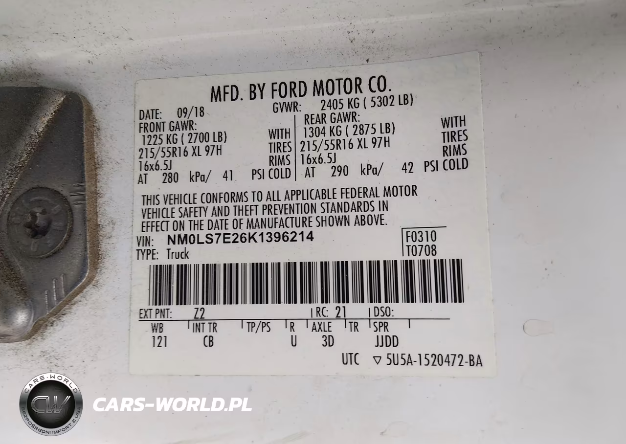2019 Ford Transit Connect Xl VIN:NM0LS7E26K1396214 - 9
