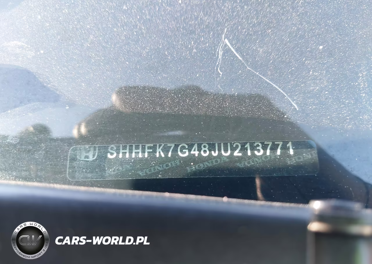 2018 Honda Civic Sport VIN:SHHFK7G48JU213771 - 17