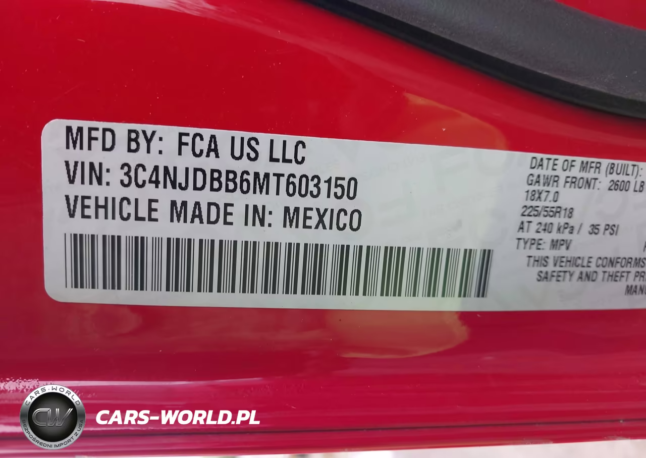 2021 Jeep Compass Altitude VIN:3C4NJDBB6MT603150 - 9