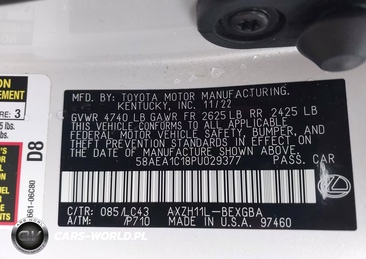 2023 Lexus Es 300H Luxury VIN:58AEA1C18PU029377 - 9