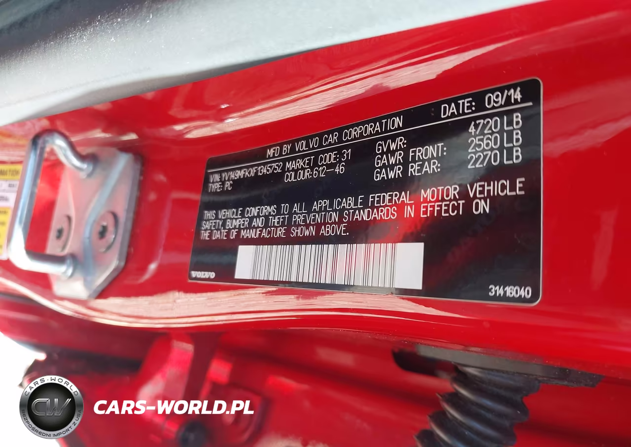 2015 Volvo S60 T6 Drive-E VIN:YV149MFKXF1345752 - 9